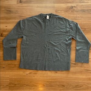 Divided Gray Crew Neck Sweater